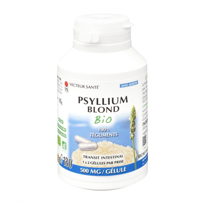 Psyllium blond bio - 180 gélules