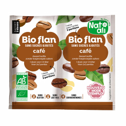 Bioflan noix de coco bio sans sucre ajouté - 2 sachets de 5g