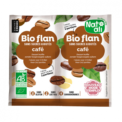 Bioflan noix de coco bio sans sucre ajouté - 2 sachets de 5g
