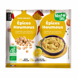 Mélange d'épices pour houmous bio - Lot de 2 sachets de 4g