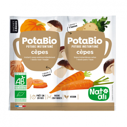 Potage instantané bio Potabio - Cèpes - 2x8.5g