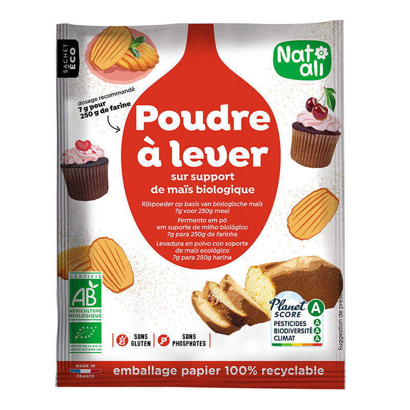 Poudre à lever bio - Sachet de 50g