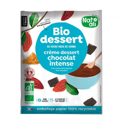 Préparation pour crème au chocolat intense bio - 60g