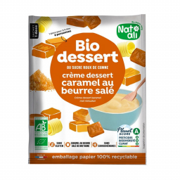 Préparation pour crème caramel au beurre salé bio - 60g