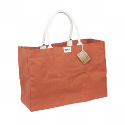 Sac cabas en fibres 100% bio - Terracotta