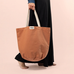 Sac cabas en fibres 100% bio - City terracotta