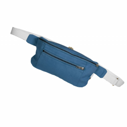 Sac banane en fibres 100% bio - Bleu indigo