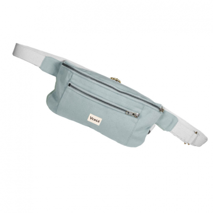 Sac banane en fibres 100% bio - Bleu silex