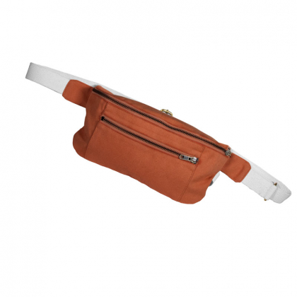 Sac banane en fibres 100% bio - Terracotta