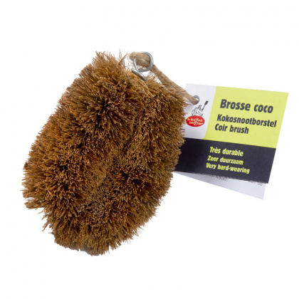 Brosse coco récurante vaisselle