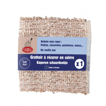 Grattoir à récurer en cuivre