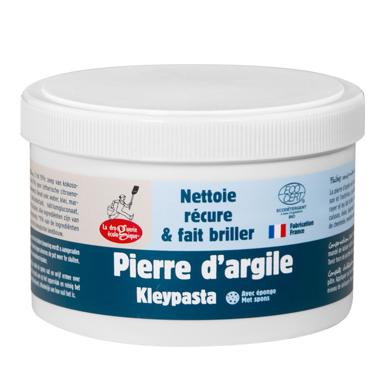 Pierre d'argile avec éponge - 500g