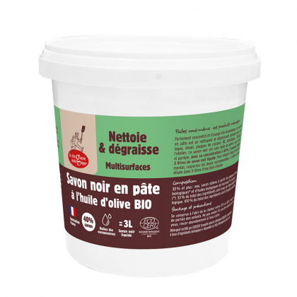 Savon noir en pâte à l'olive bio - 1kg