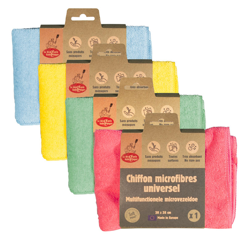 Chiffon microfibres universel multi-usages - 38x38cm