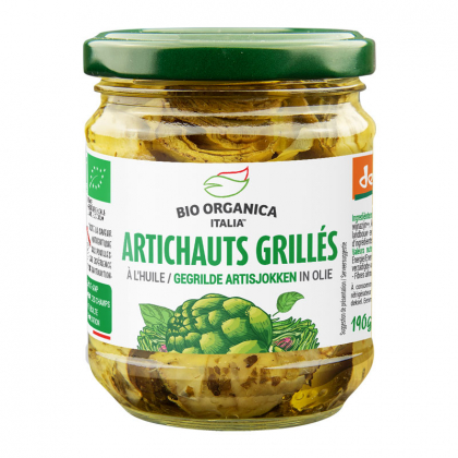 Artichauts grillés bio à l'huile - 190g