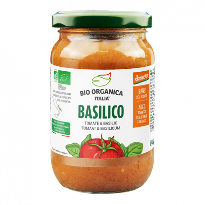 Sauce tomate et basilic Demeter - 350g