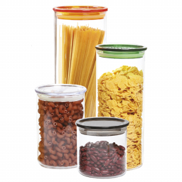 Bocal en verre avec couvercle - 1,4L