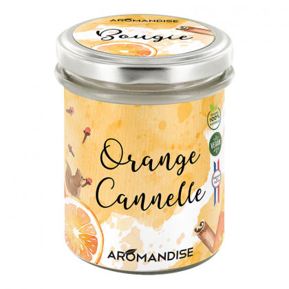 Bougie d'ambiance - Orange cannelle - 150g