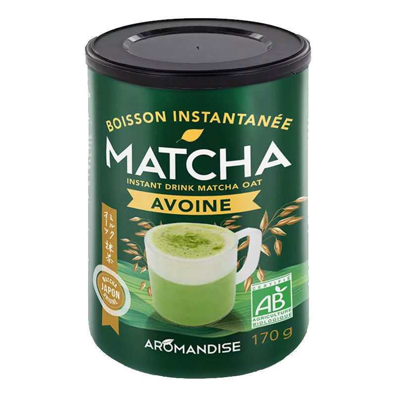 Matcha latte avoine bio instantané - 170g