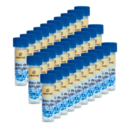 Bleu de méthylène en poudre - Lot de 30x1g