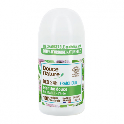 Déodorant bille 24h à la menthe douce équitable - 50ml
