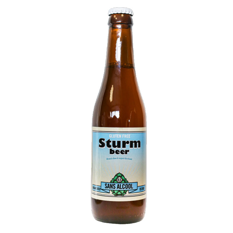 Sturmbeer - Bière blonde bio sans alcool et sans gluten - 33cl