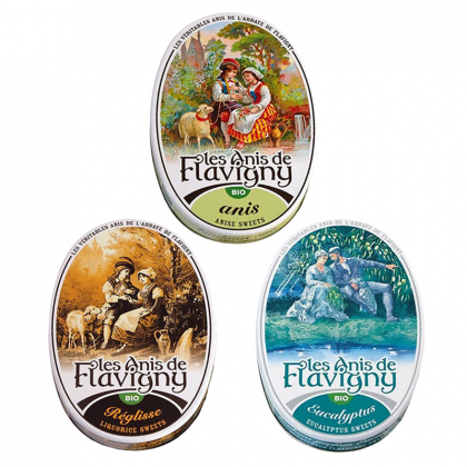 Assortiment de bonbons à l’anis bio - Le trio réconfortant