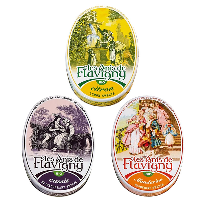 Assortiment de bonbons à l’anis bio - Le trio fruitier