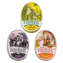Assortiment de bonbons à l’anis bio - Le trio fruitier