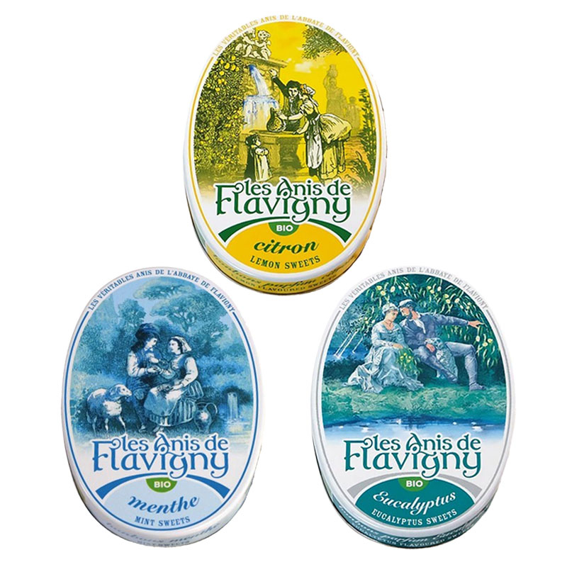 Assortiment de bonbons à l’anis bio - Le trio fraîcheur