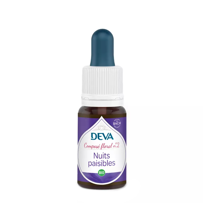 Composé floral n°02 - Nuit paisible - Compte gouttes de 15ml