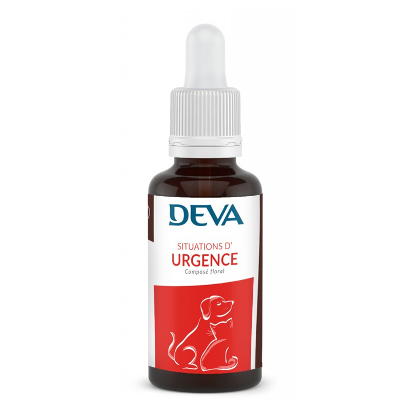 Fleurs de Bach bio - Urgence animaux - Compte goutte de 30ml