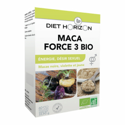 Maca Force 3 bio - Désir, sexualité - 60 gélules