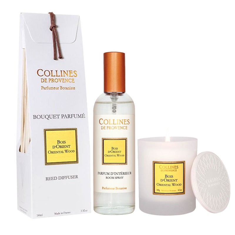 Trio intérieur parfumé - Bois d'orient