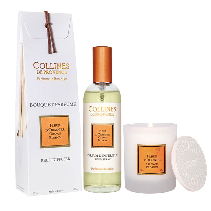Trio intérieur parfumé - Fleur d'oranger