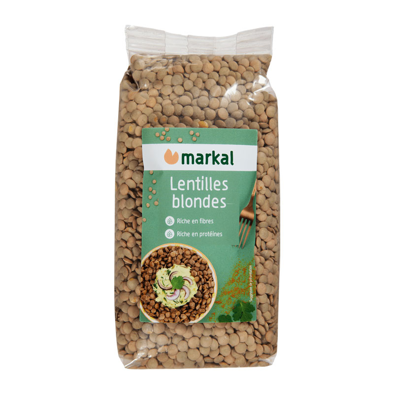 Lentilles blondes bio origine Italie - 500g