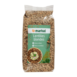 Lentilles blondes bio origine Italie - 500g