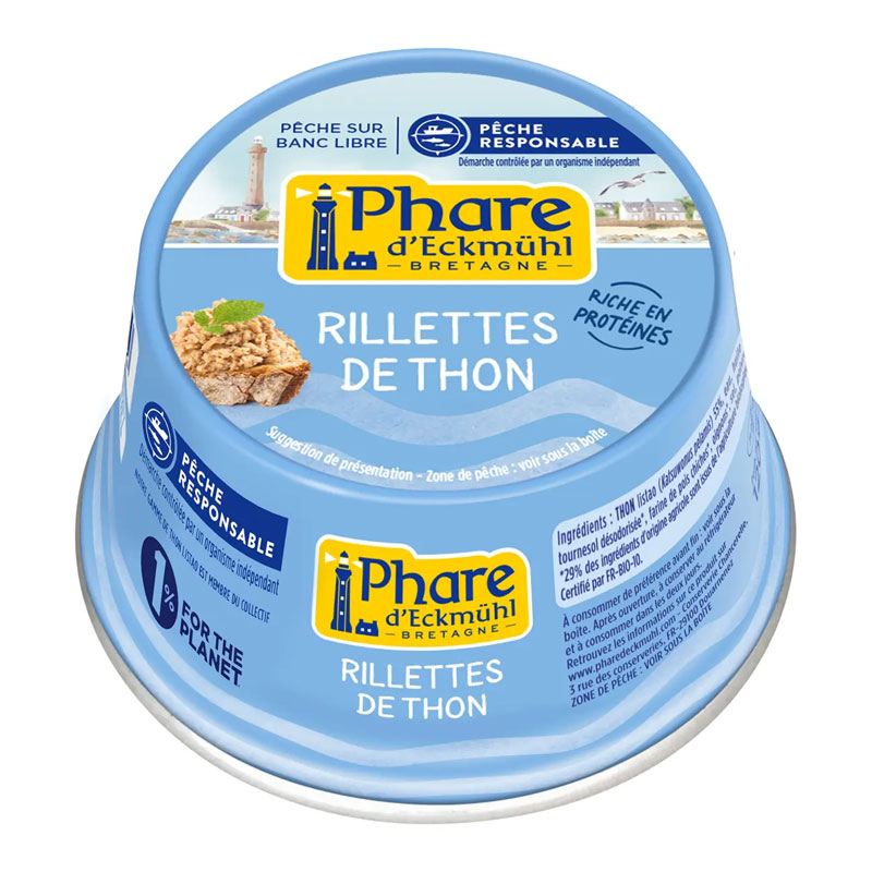 Rillettes de thon Listao pêche responsable - 120g