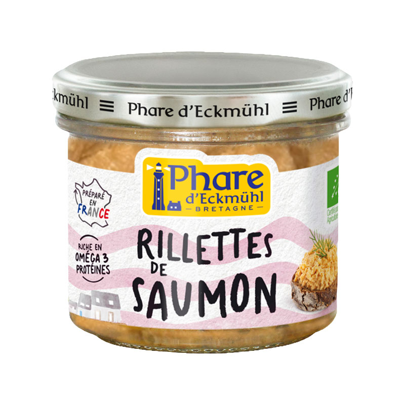 Rillettes de saumon pêche responsable - 90g