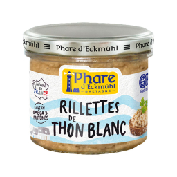 Rillettes de thon blanc pêche responsable - 90g
