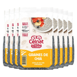 Graines de chia bio - Lot de 8x250g