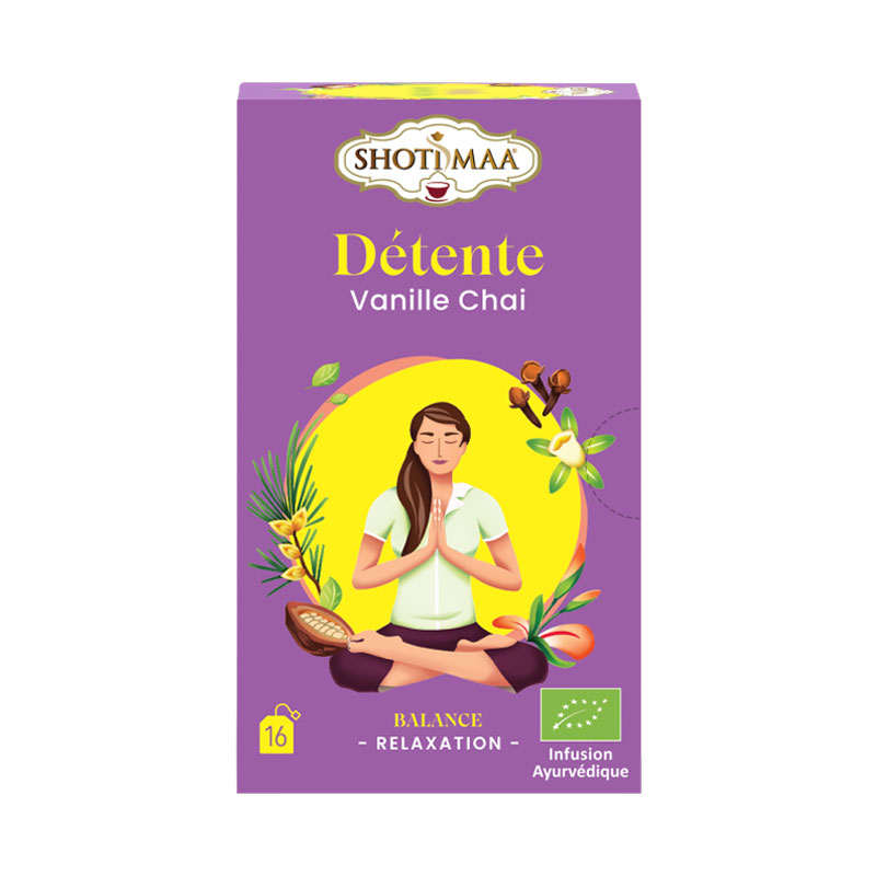 Infusion Détente - Vanille chai - 16 sachets