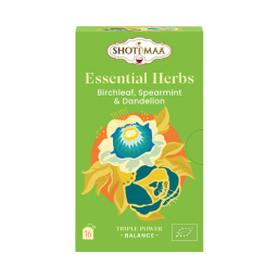 Infusion Équilibre basique - Feuilles de bouleau, menthe verte et pissenlit - 16 sachets