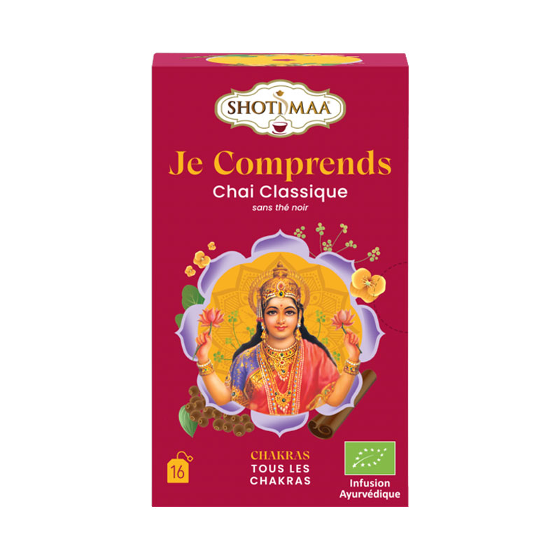 Infusion Je comprends - Chai classique sans thé noir - 16 sachets