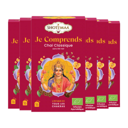 Infusion Je comprends - Chai classique sans thé noir - Lot de 6 boites