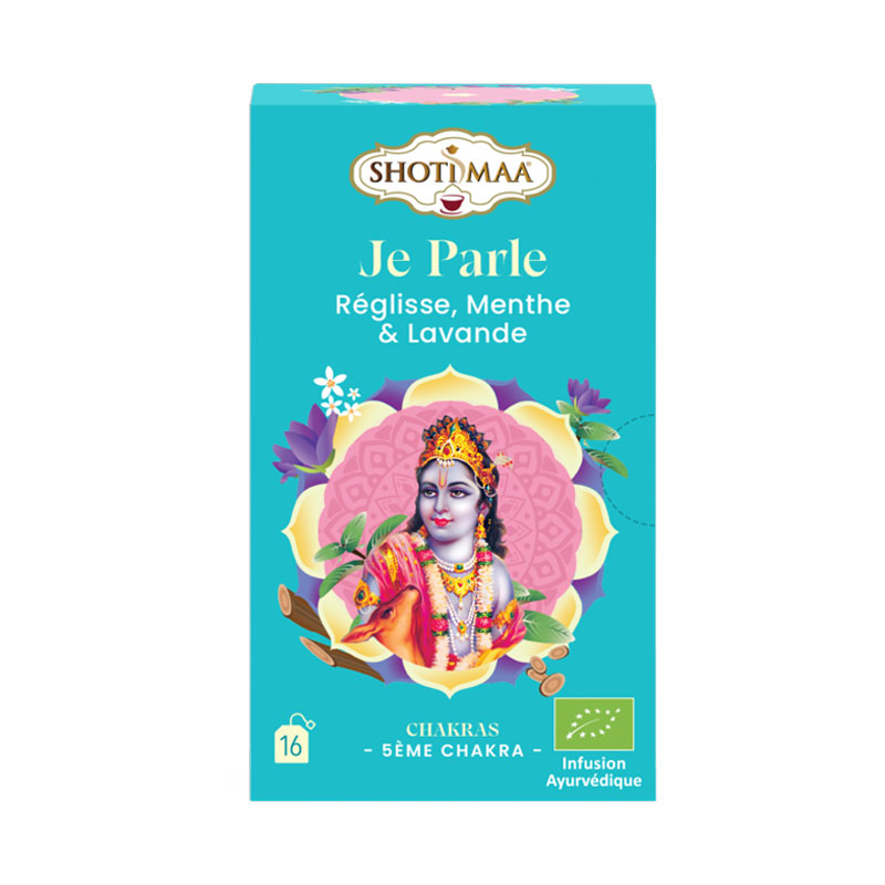 Infusion Je parle - Réglisse, menthe et lavande - 16 sachets