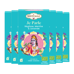 Infusion Je parle - Réglisse, menthe et lavande - Lot de 6 boites