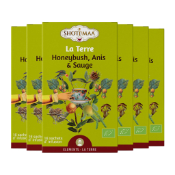 Infusion La Terre - Honeybush, anis et sauge - Lot de 6 boites