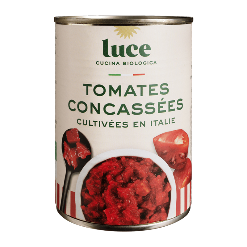 Tomates concassées bio - 400g