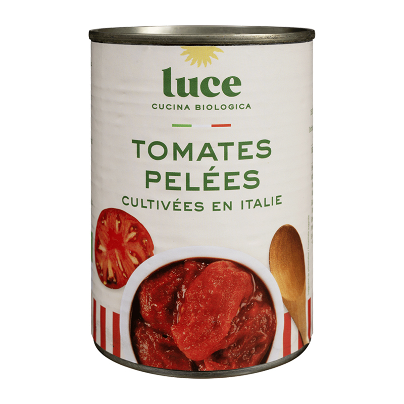 Tomates pelées bio - 400g